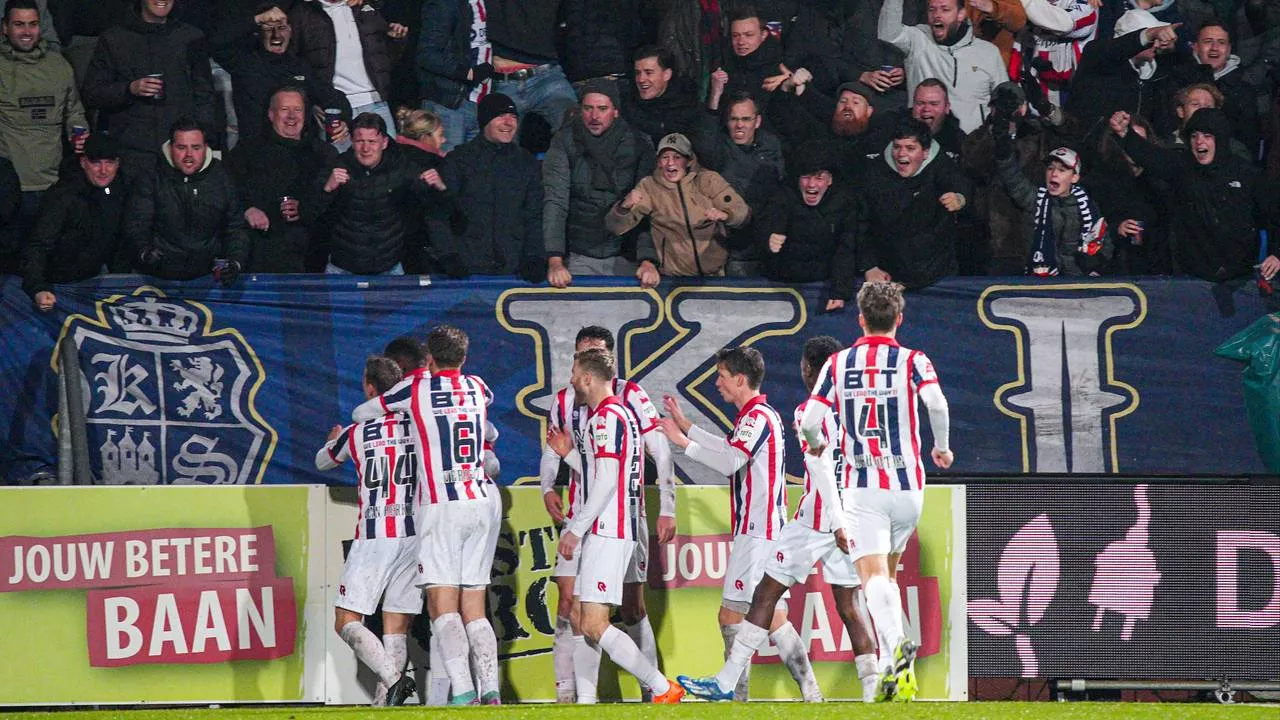 Willem II wint weer en loopt uit op concurrentie in race om de titel