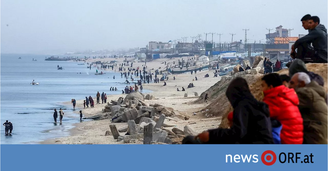 Hilfe für Gaza: Einrichtung von Hafen wird dauern