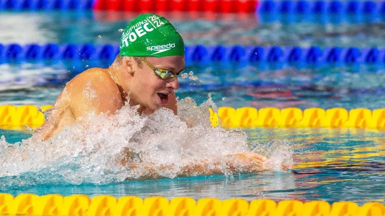 Natation. À quatre mois des JO, le Français Léon Marchand remporte un championnat universitaire