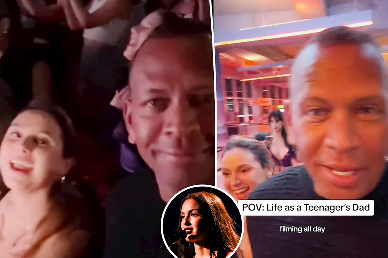 Alex Rodriguez and daughter Ella, 15, rock out at Olivia Rodrigo concert: ‘Wish me luck’