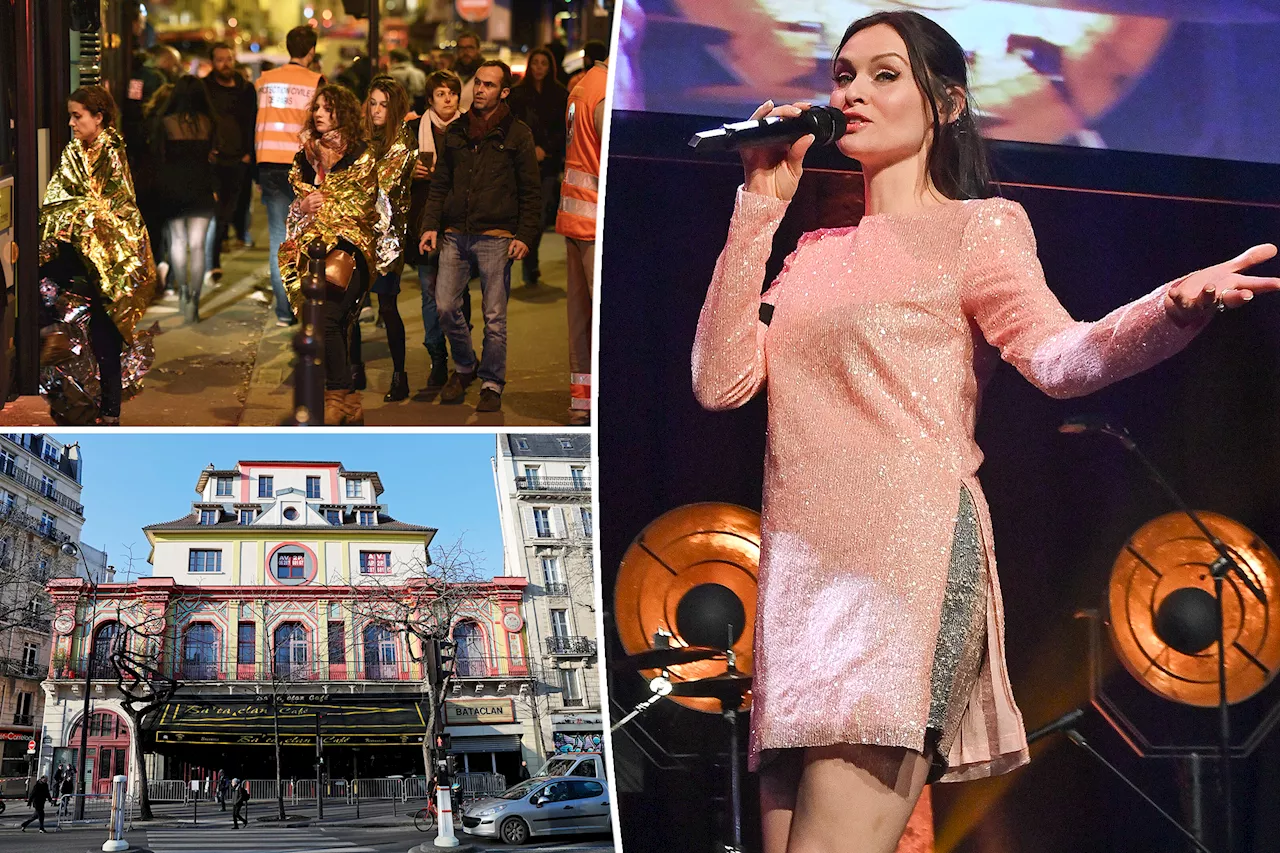 Sophie Ellis-Bextor awkwardly performs 'Murder on the Dancefloor' at Paris terrorist attack site