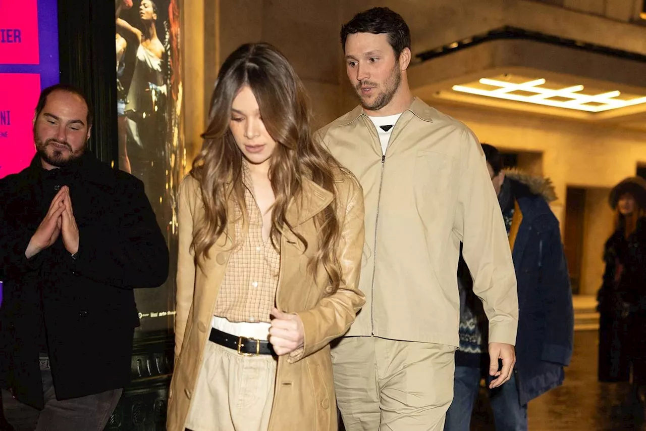 Hailee Steinfeld and Josh Allen Have Romantic Paris Date Night Until He Rips His Pants