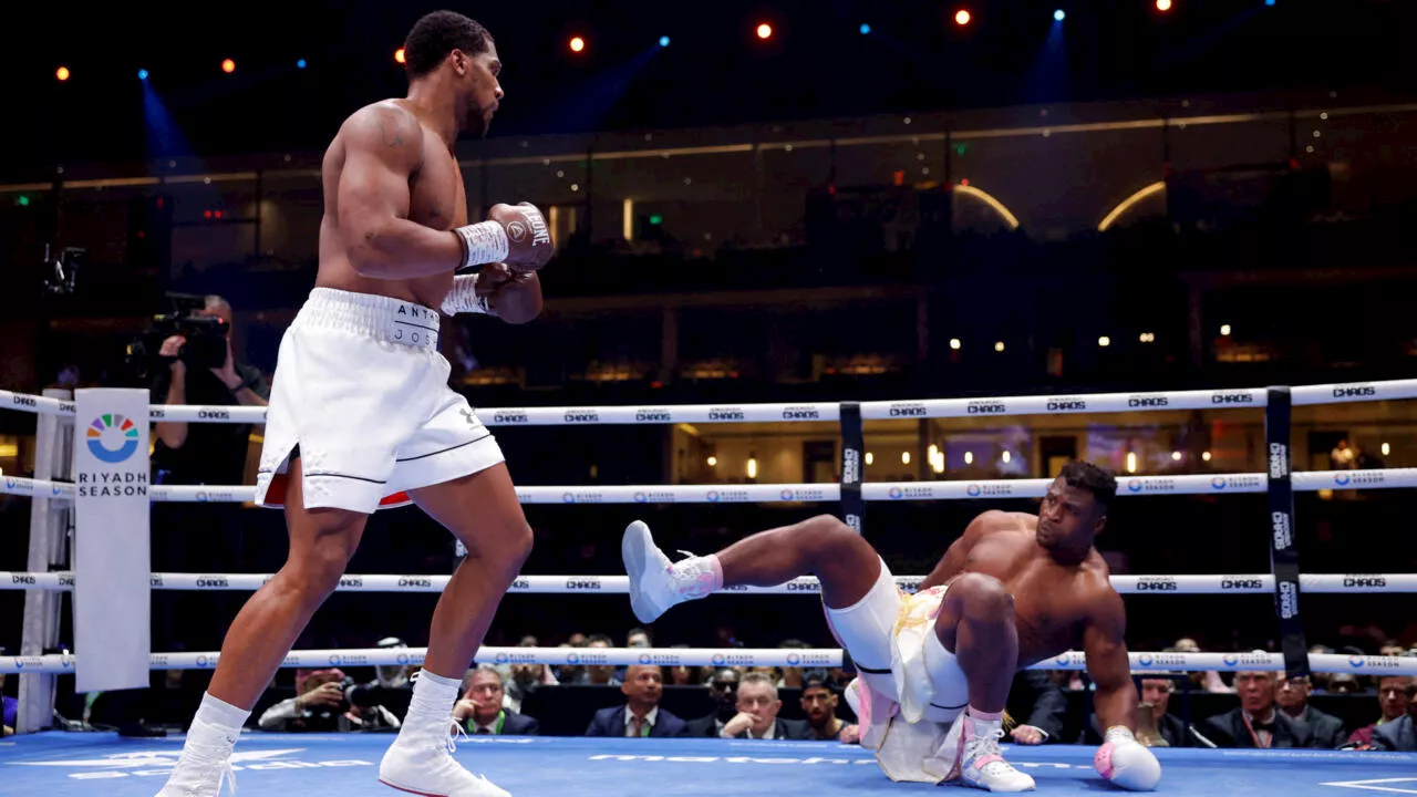 Boxe: Anthony Joshua met Francis Ngannou KO dès le deuxième round