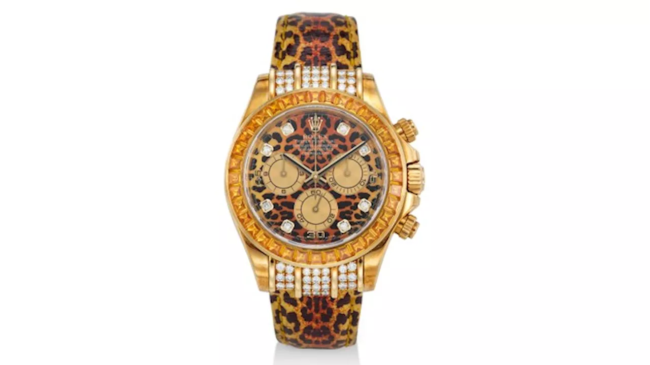 Elton John’s Leopard-Print Rolex Daytona Just Set a New World Auction Record