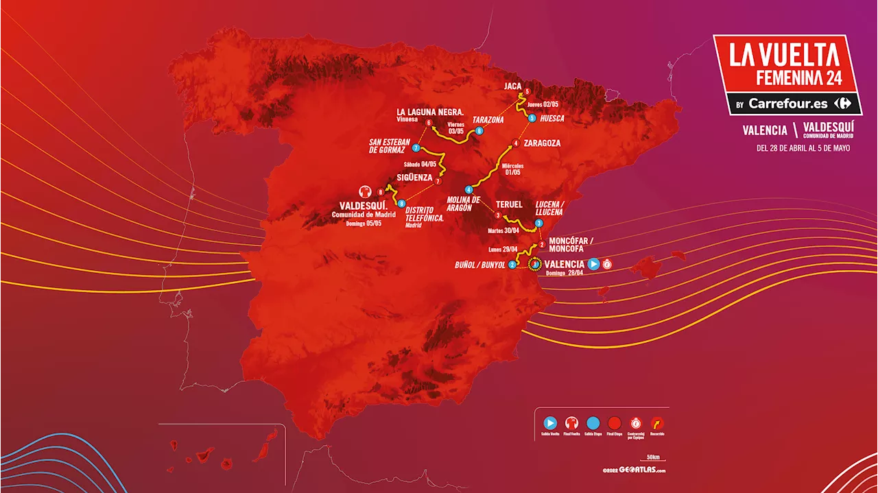 La Vuelta femenina 2024 amplía a ocho sus etapas y se decidirá en tres metas de alta montaña