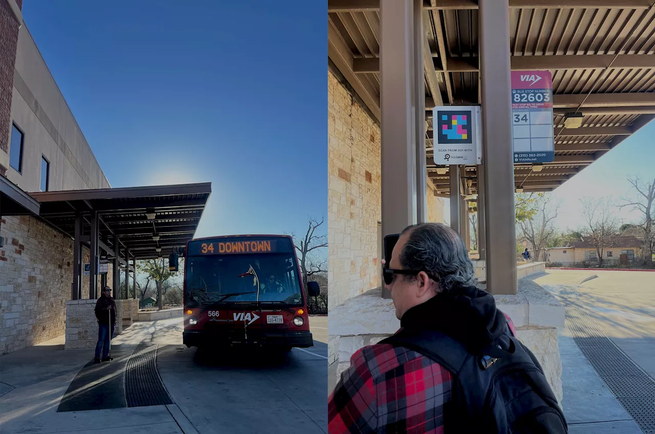 QR codes at San Antonio bus stops change the game for visually impaired commuters