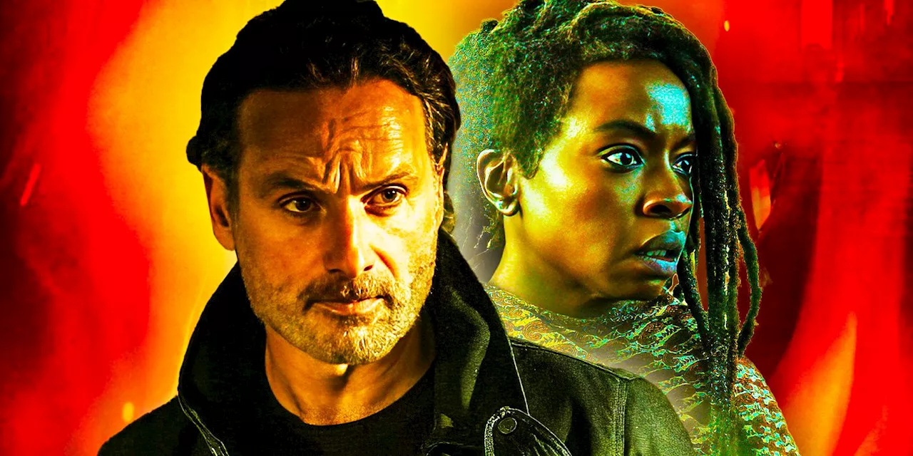 The Awkward Truth Behind Rick & Michonne's Reunion In The Walking Dead