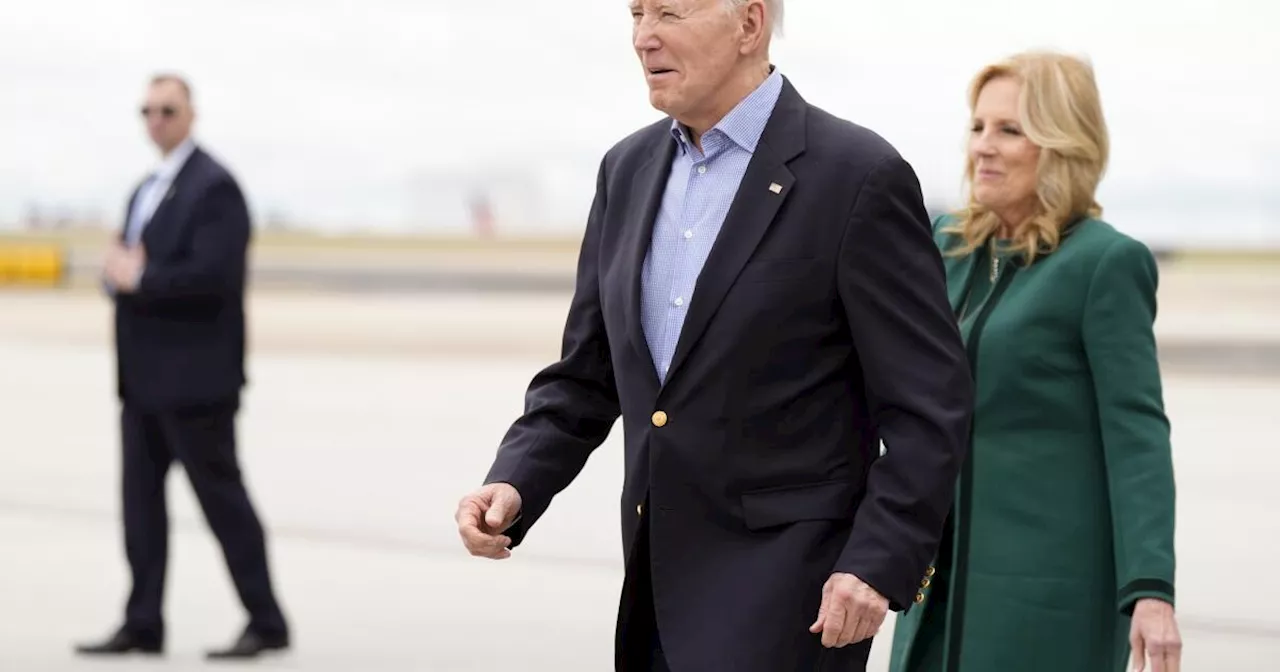 Biden says he regrets using term 'illegal,' as Trump hosts Laken Riley's family at rally