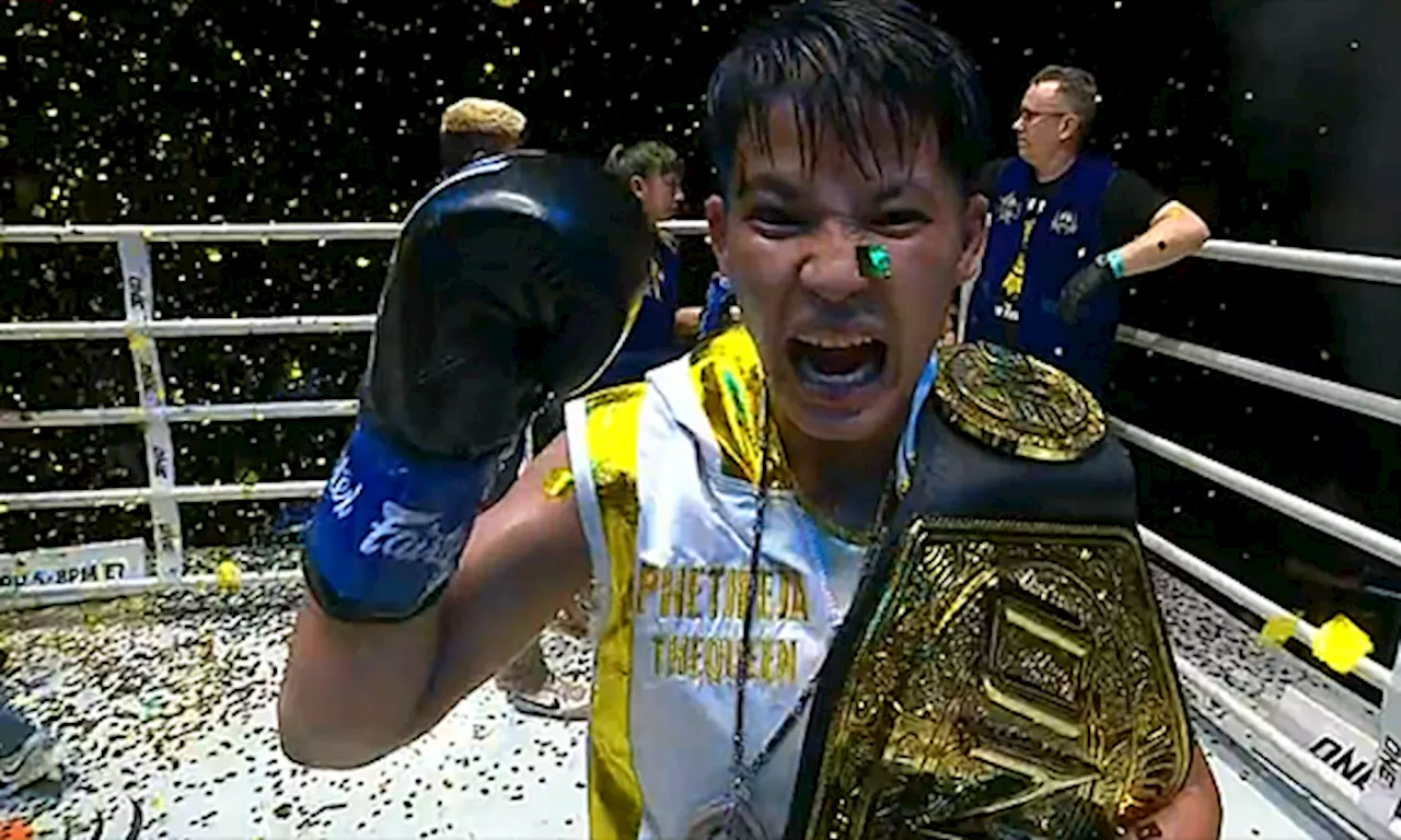 Phetjeeja OrMeekhun Unifies 115-Pound Kickboxing Title at ONE Fight Night 20