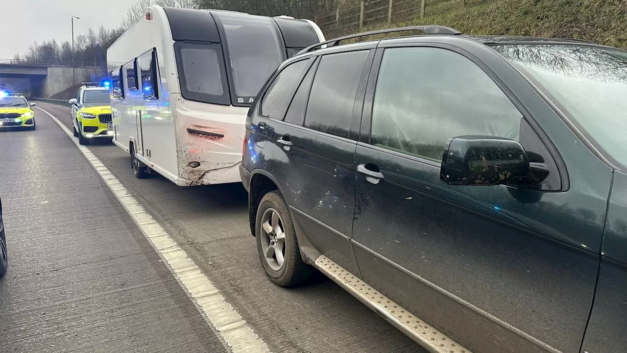 Owner of 'stolen' caravan praises 'quick thinking' police after 11-year-old boy halted on M1