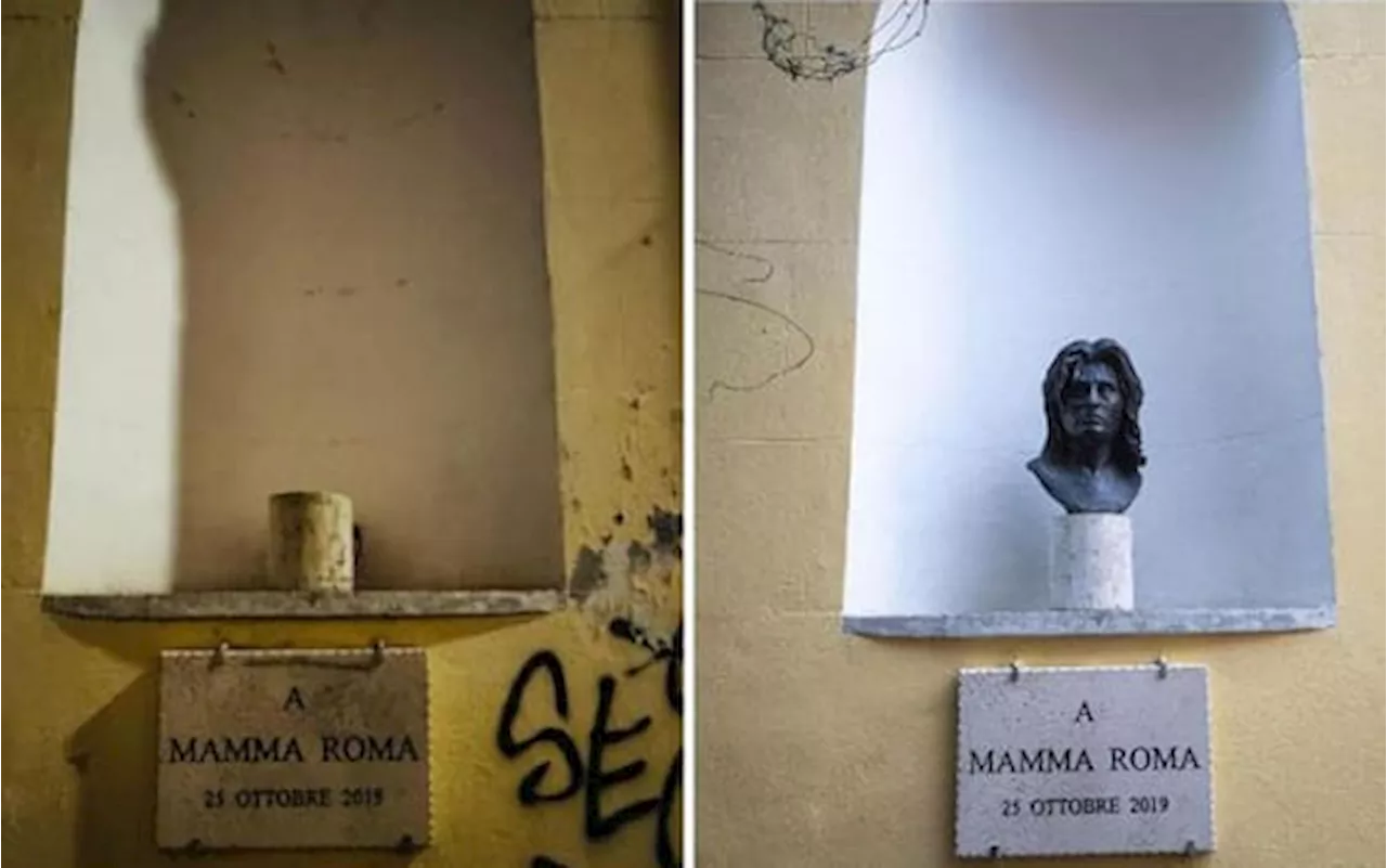 Anna Magnani, divelto il busto dell'attrice a Trastevere