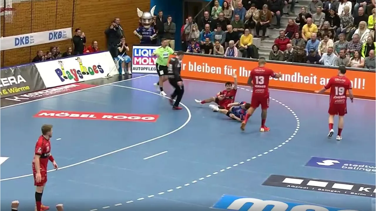 Schwere Verletzung: Handball-Drama in Balingen, Eisenach ärgert Hannover