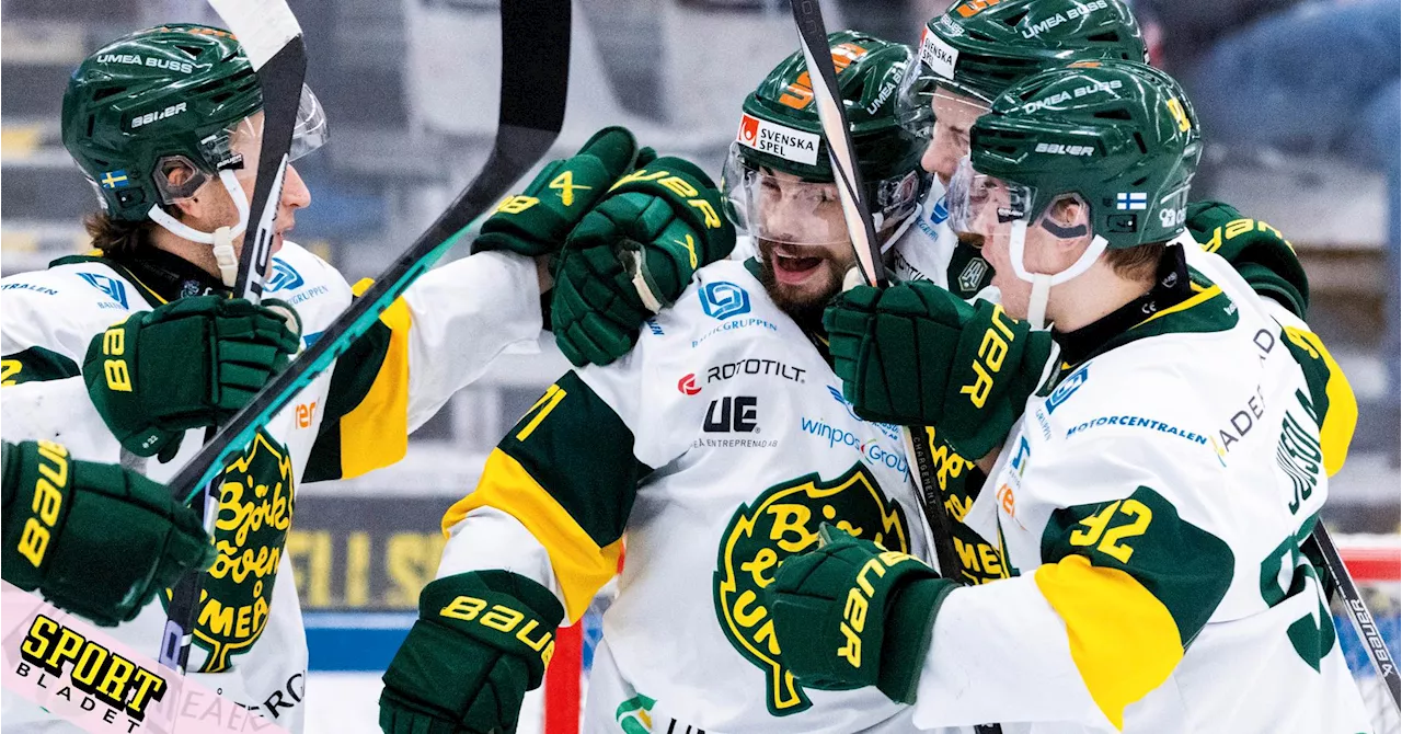 Björklöven klara för slutspel efter Gustav Posslers hattrick