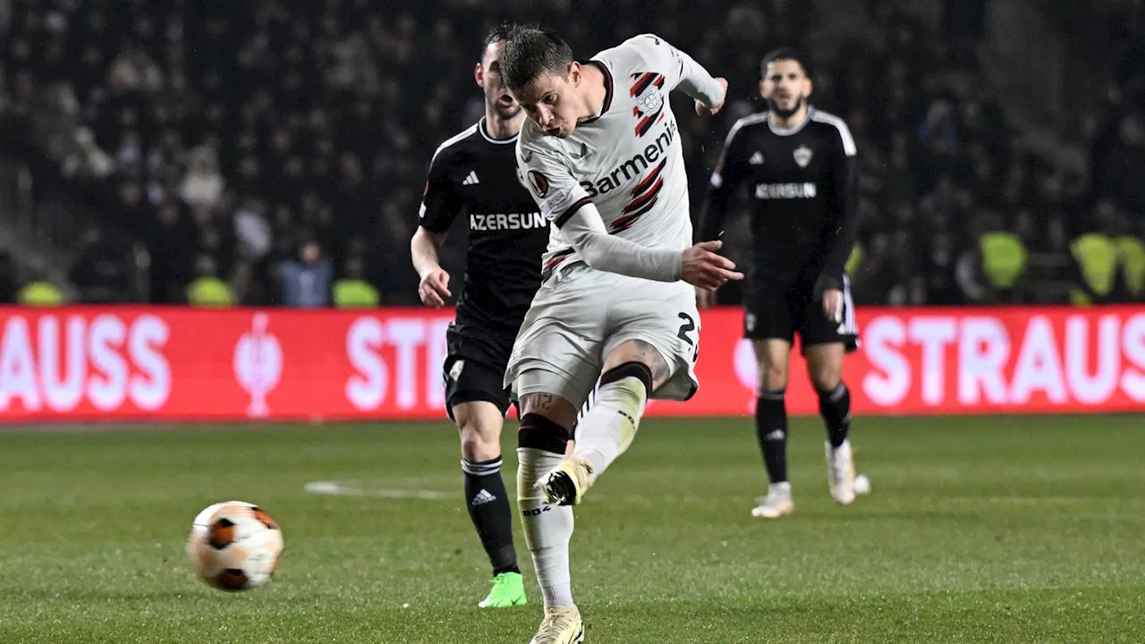 Bayer Leverkusen wahrt die Chance aufs Viertelfinale