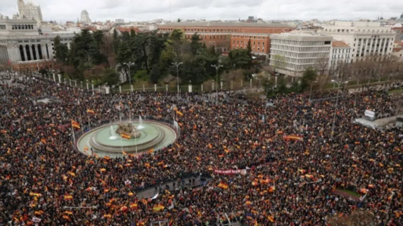 Tausende demonstrieren in Madrid gegen Amnestie für katalanische Aktivisten