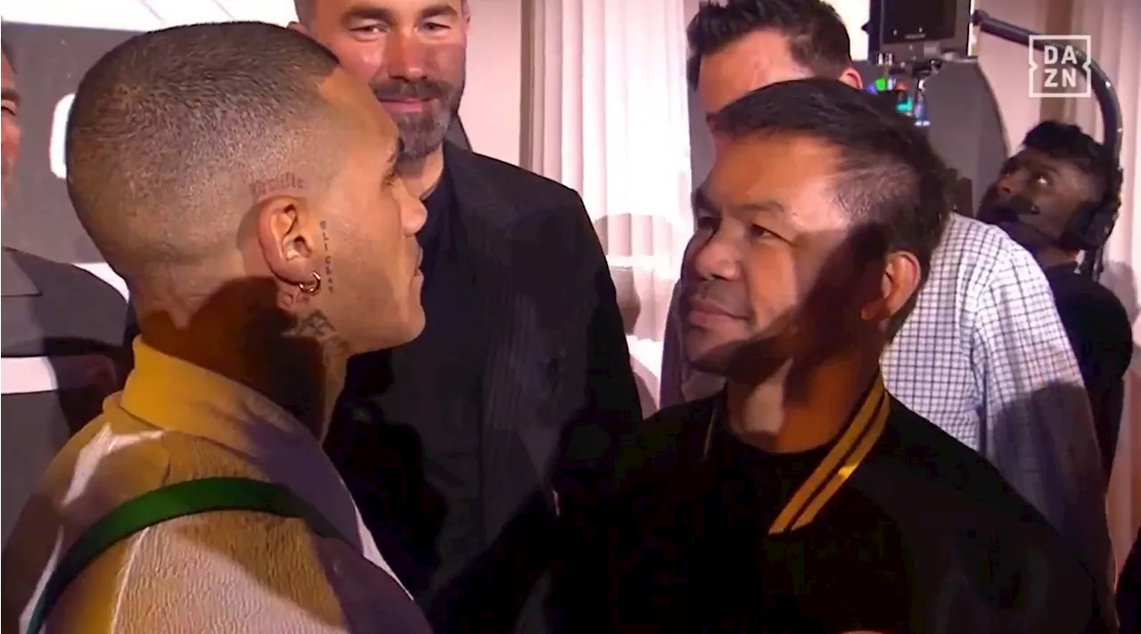 Conor Benn and Manny Pacquiao’s face-off amid fight talk leaves fans divided...