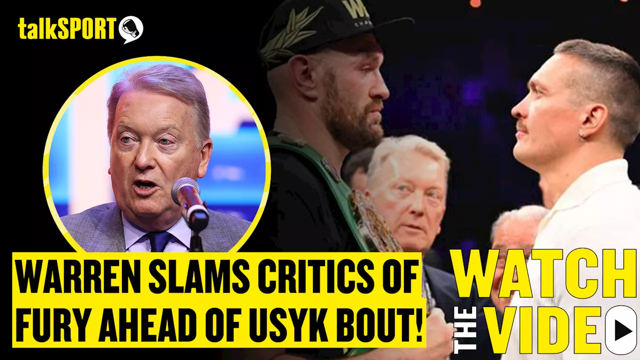 Frank Warren slams ‘pathetic’ coward claims and sends public message to Tyson Fury haters