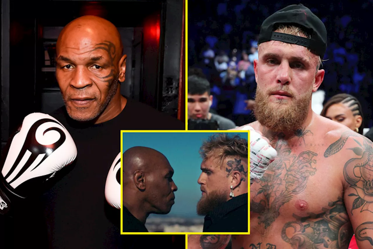 Jake Paul announces mega-fight with heavyweight legend Mike Tyson...