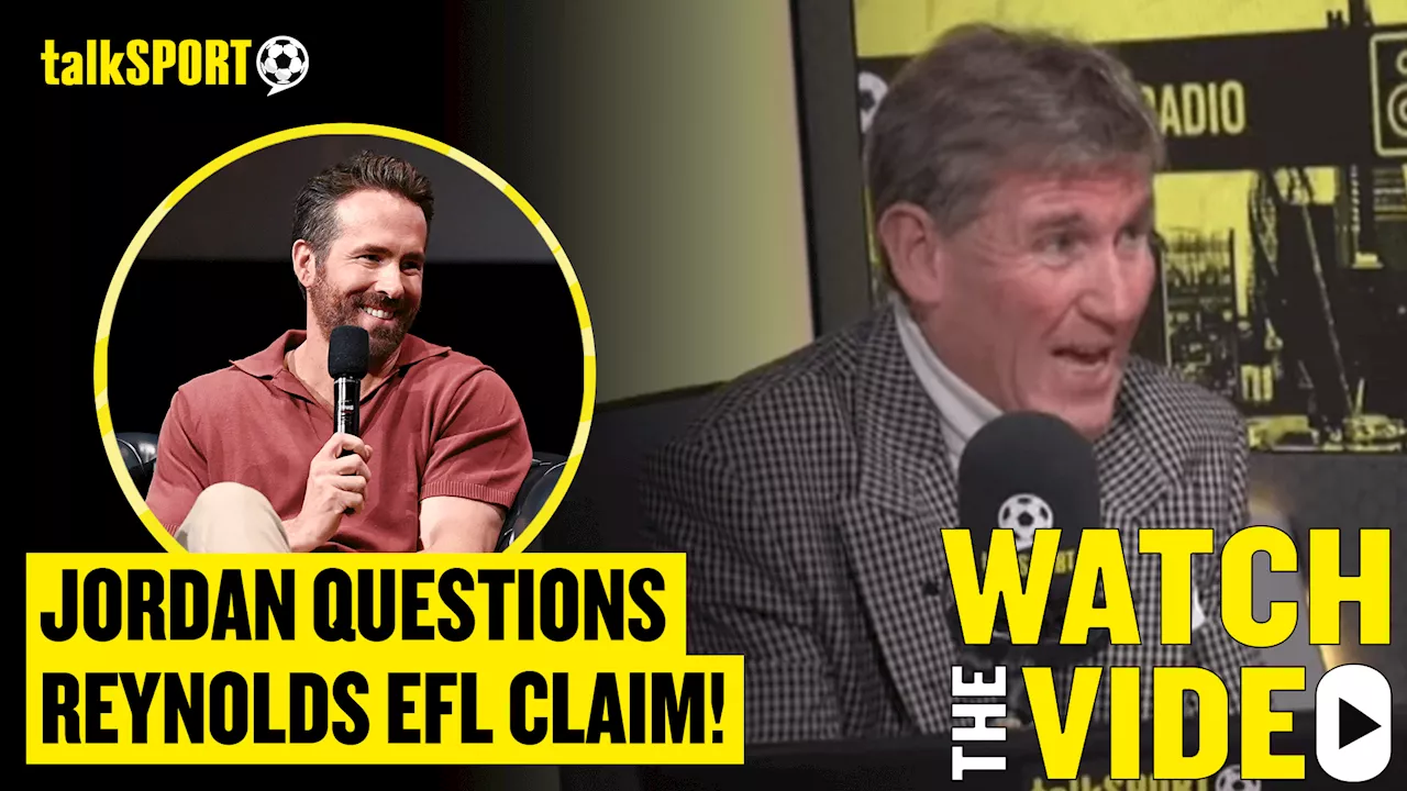 Simon Jordan rebukes Ryan Reynolds' claim Wrexham have the biggest following in the EFL