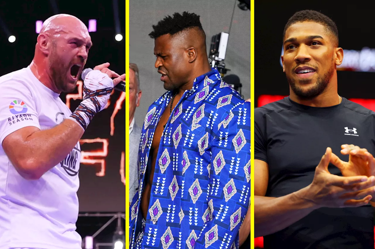 – Tyson Fury ‘put it on’ Francis Ngannou in tense argument while Anthony Joshua watch...