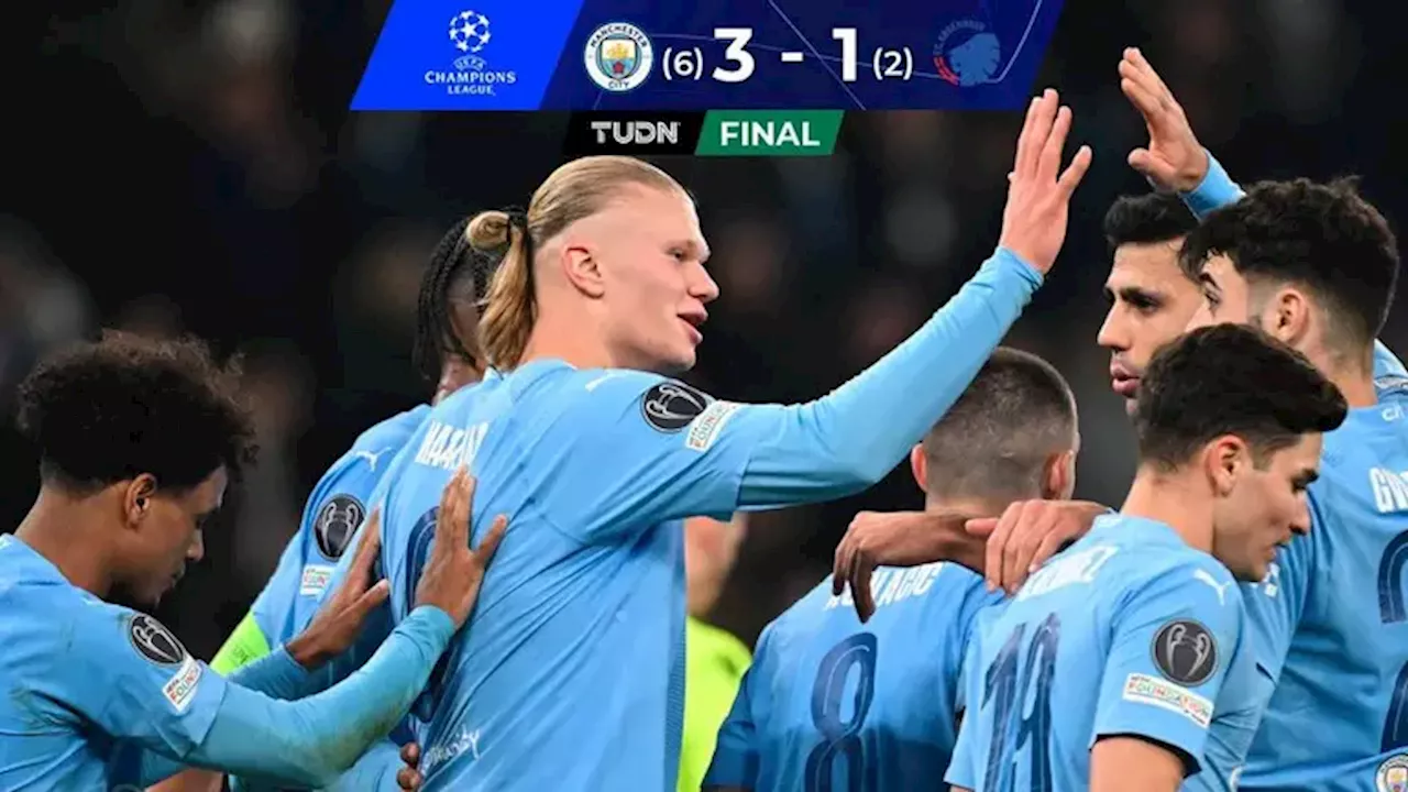 Manchester City elimina de forma categórica a Copenhaguen en UEFA Champions League