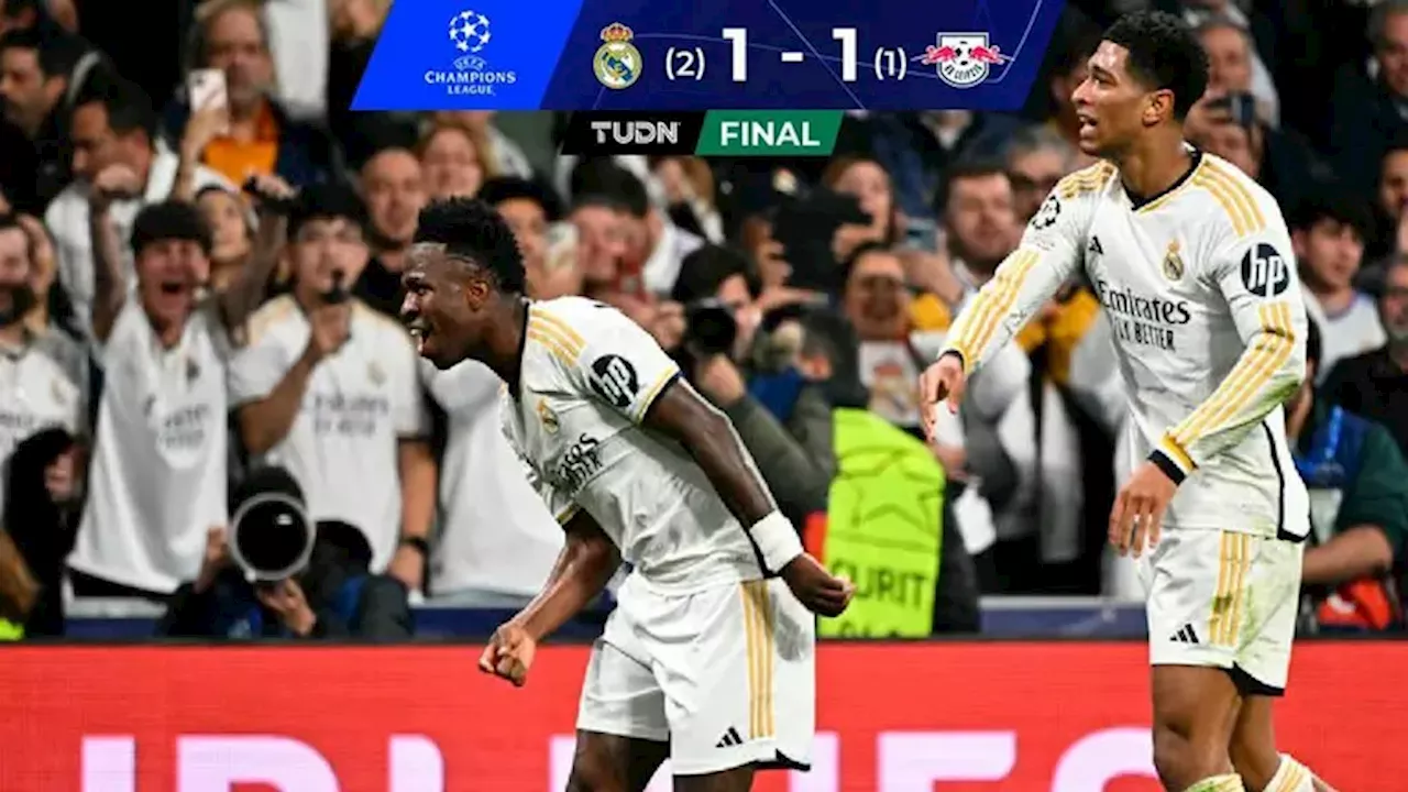 Real Madrid sufre pero avanza a Cuartos tras igualar con Leipzig