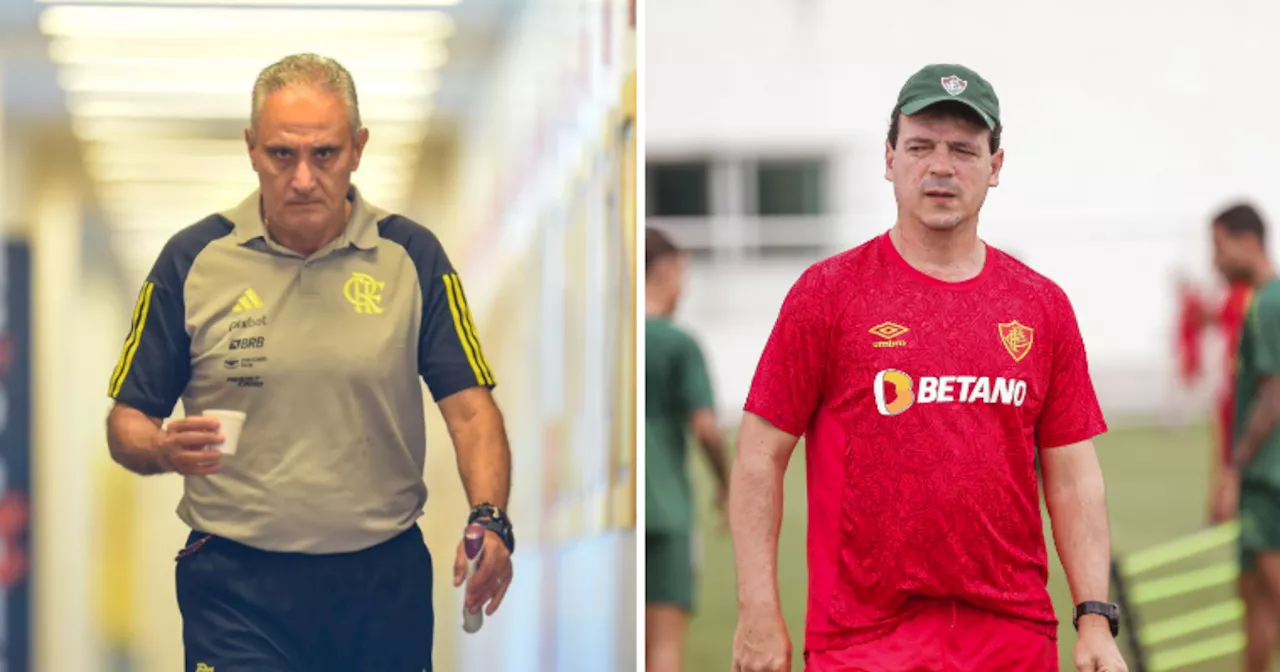 Tite busca provar soberania com Flamengo, e Diniz luta para quebrar tabus com o Fluminense no clássico pelo Carioca