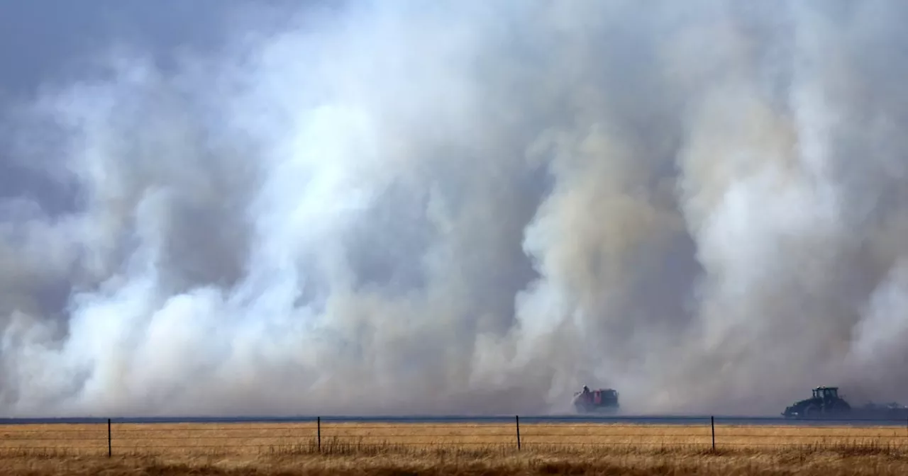 Texas volunteer firefighters were first to battle wildfire