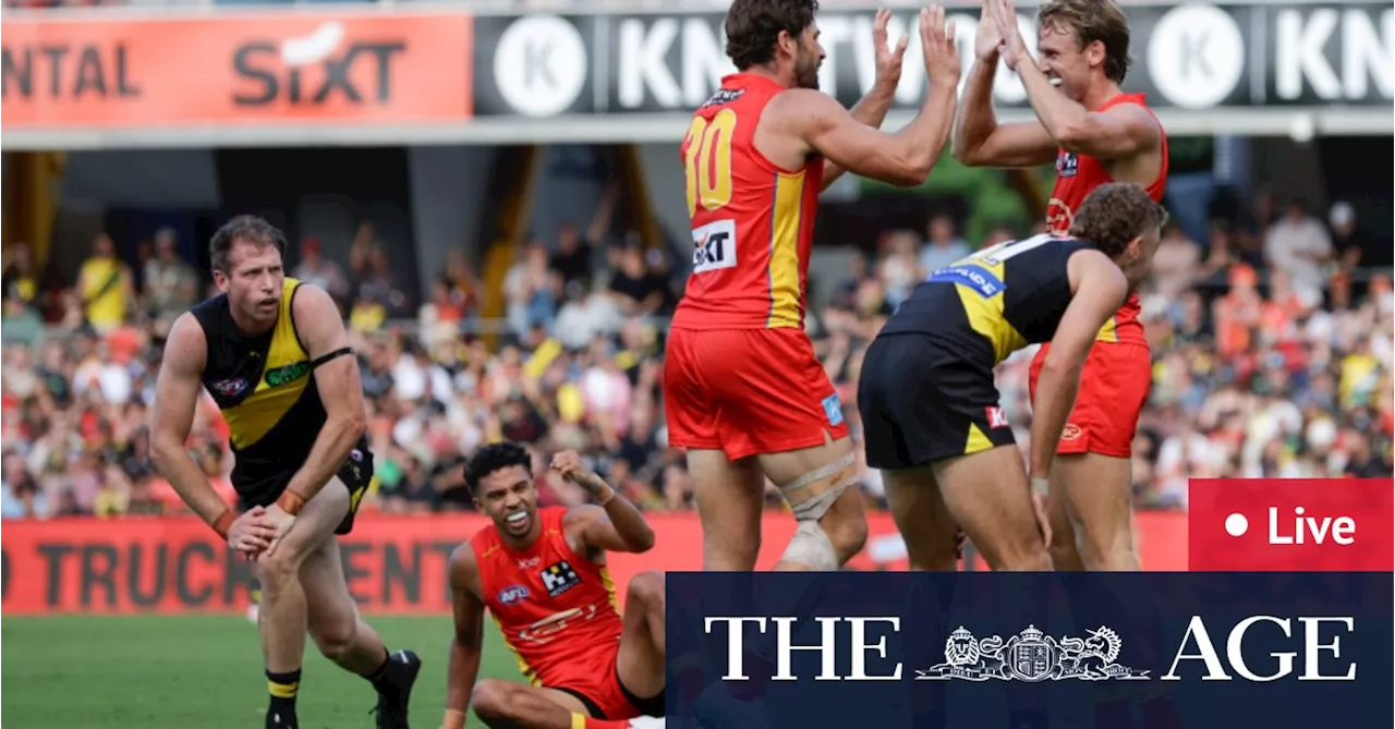 AFL 2024 opening round LIVE updates: Bolton leads Tigers fightback after Suns hot start; Carlton heartbreak as Docherty ruptures ACL