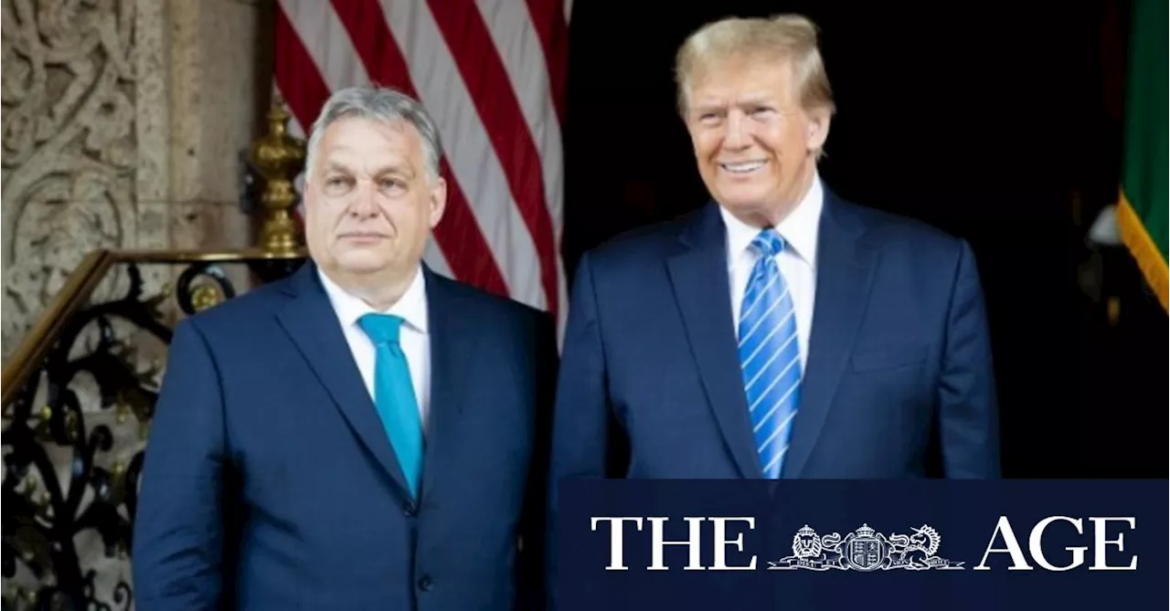 Trump meets with Hungary’s leader Viktor Orban at Mar-a-Lago