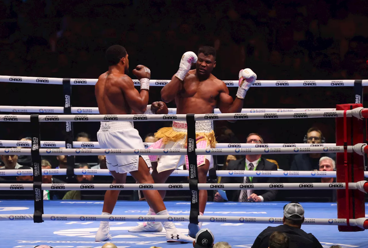 WATCH: Anthony Joshua defeats Francis Ngannou with brutal KO