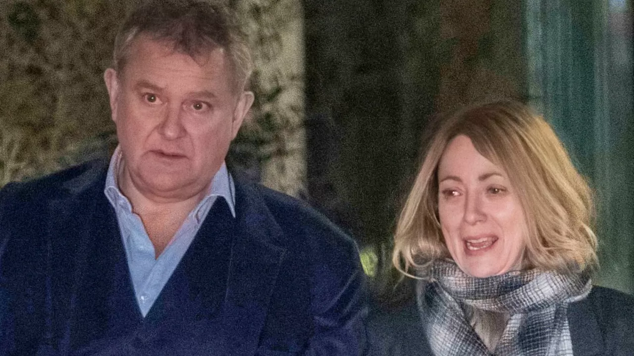 Downton’s Hugh Bonneville goes on dates with divorcee months after split from wife & has already taken her...