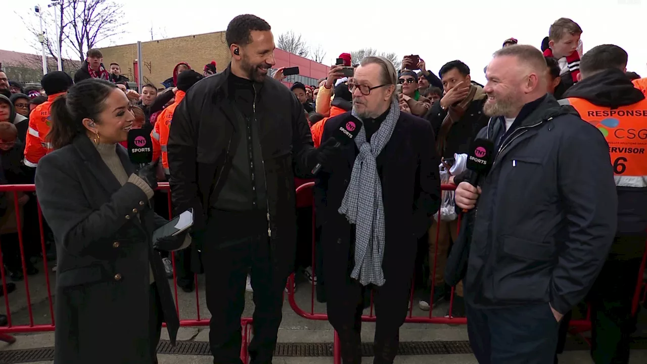 Fans stunned as Hollywood superstar rocks up at Old Trafford to watch Man Utd’s clash with Everton...