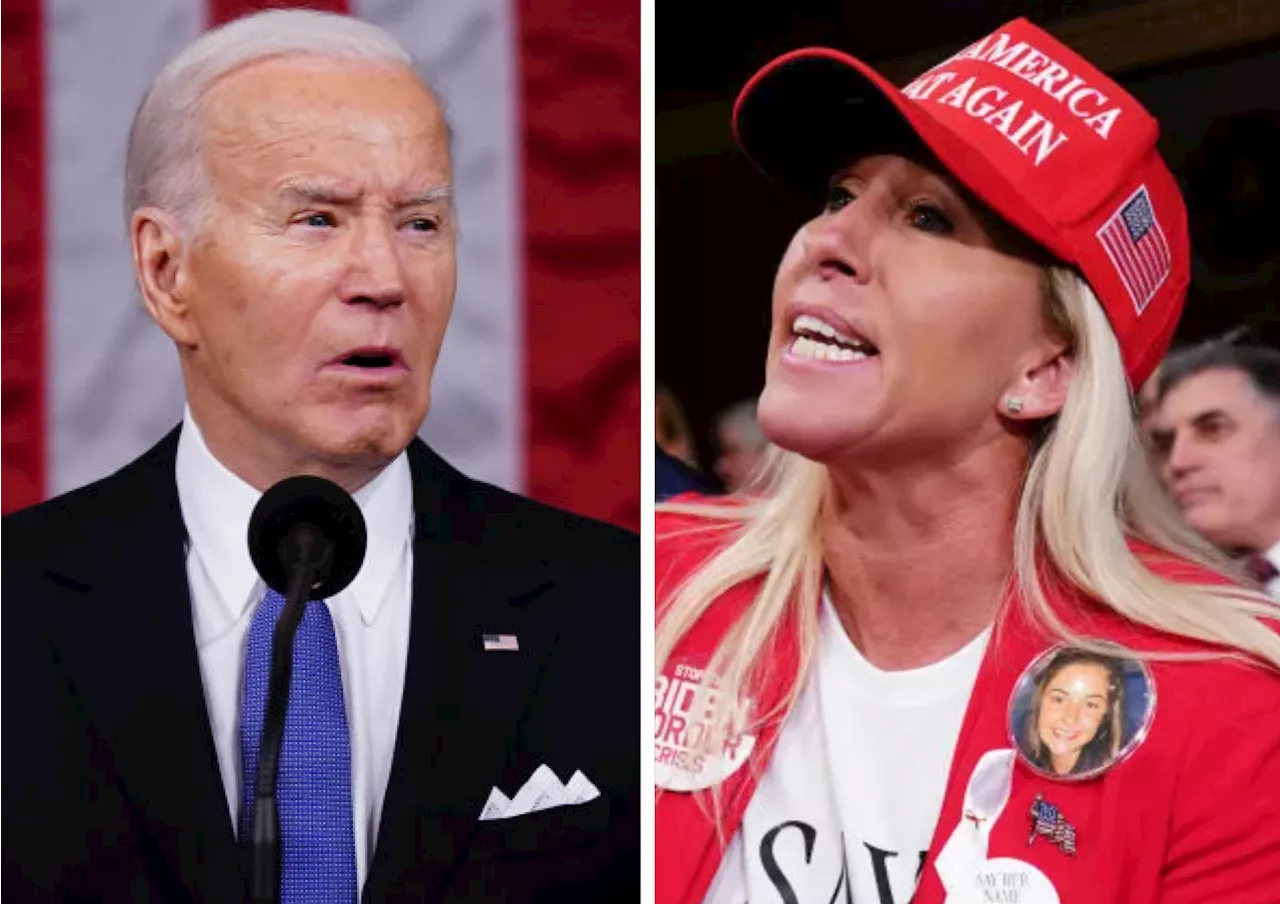 Watch President Biden’s Reaction to Being Interrupted by Marjorie Taylor Greene