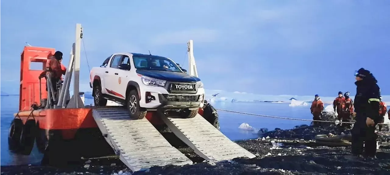 Toyota mandó una Hilux a la Antártida para estudiar su comportamiento en condiciones climáticas extremas