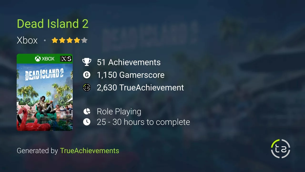 Dead Island 2 Achievements