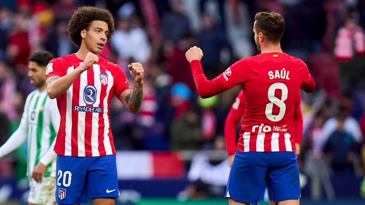 Atletico Madrid rebounds from Copa elimination with win against Real Betis in Spanish league