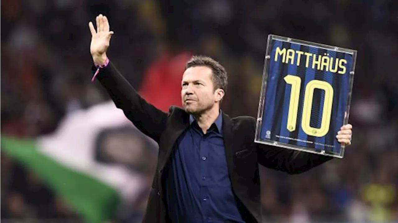 10 marzo 1991, Matthaus è il primo interista a vincere il Pallone d'Oro. E lo alza a San Siro