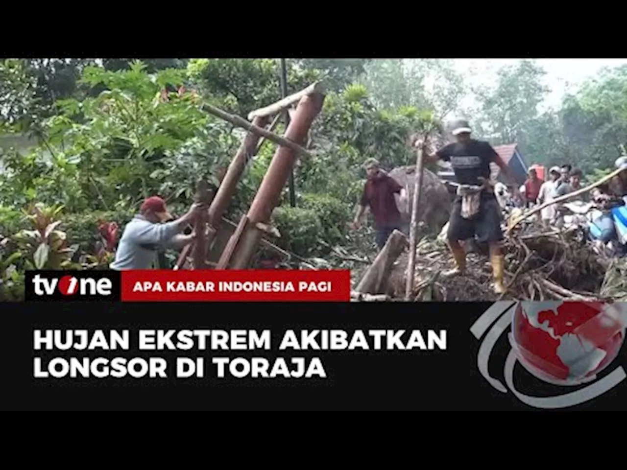 Longsor di Toraja Lumpuhkan Sejumlah Akses Jalan