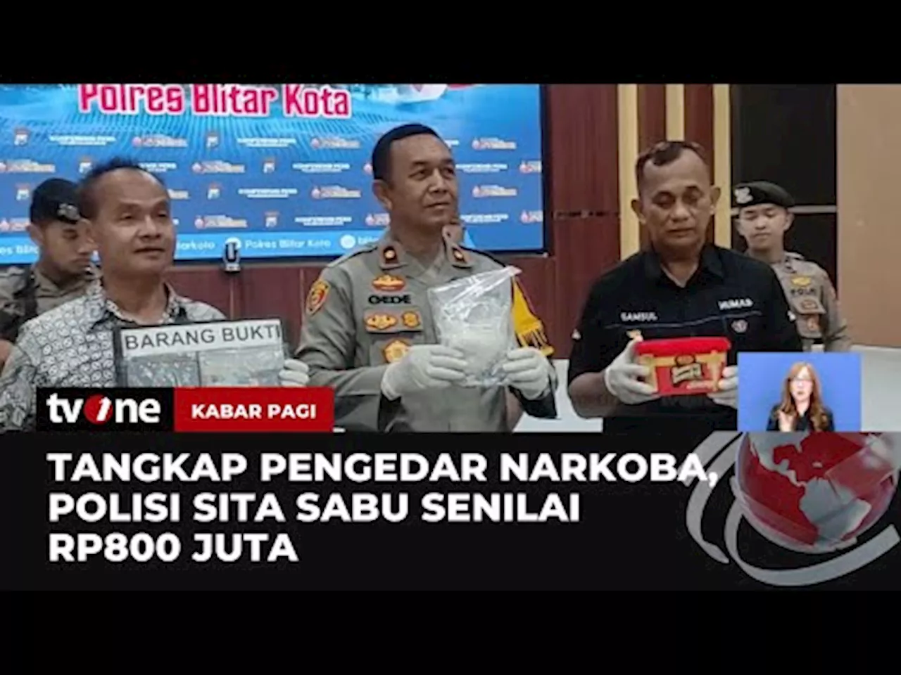 Satuan Narkoba Polres Blitar Tangkap Pengedar Antar Provinsi