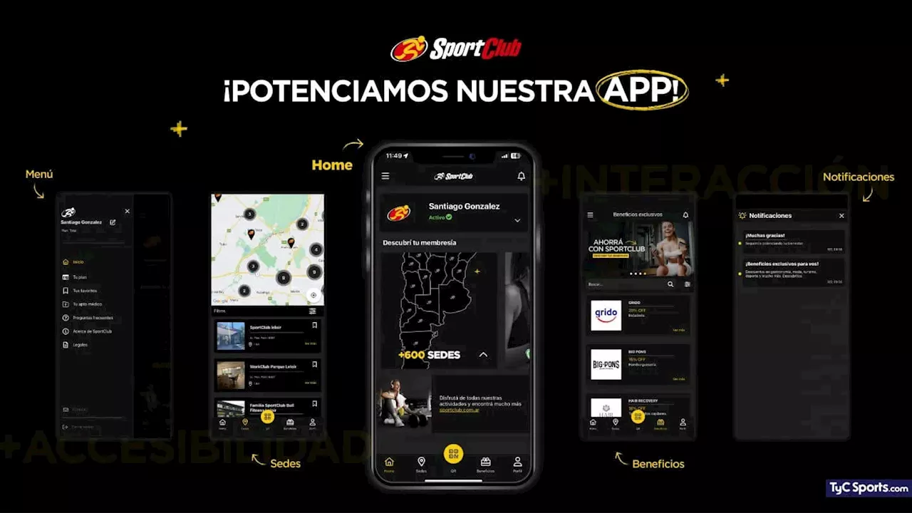 Experiencia digital a otro nivel: La nueva actualización de la App SportClub