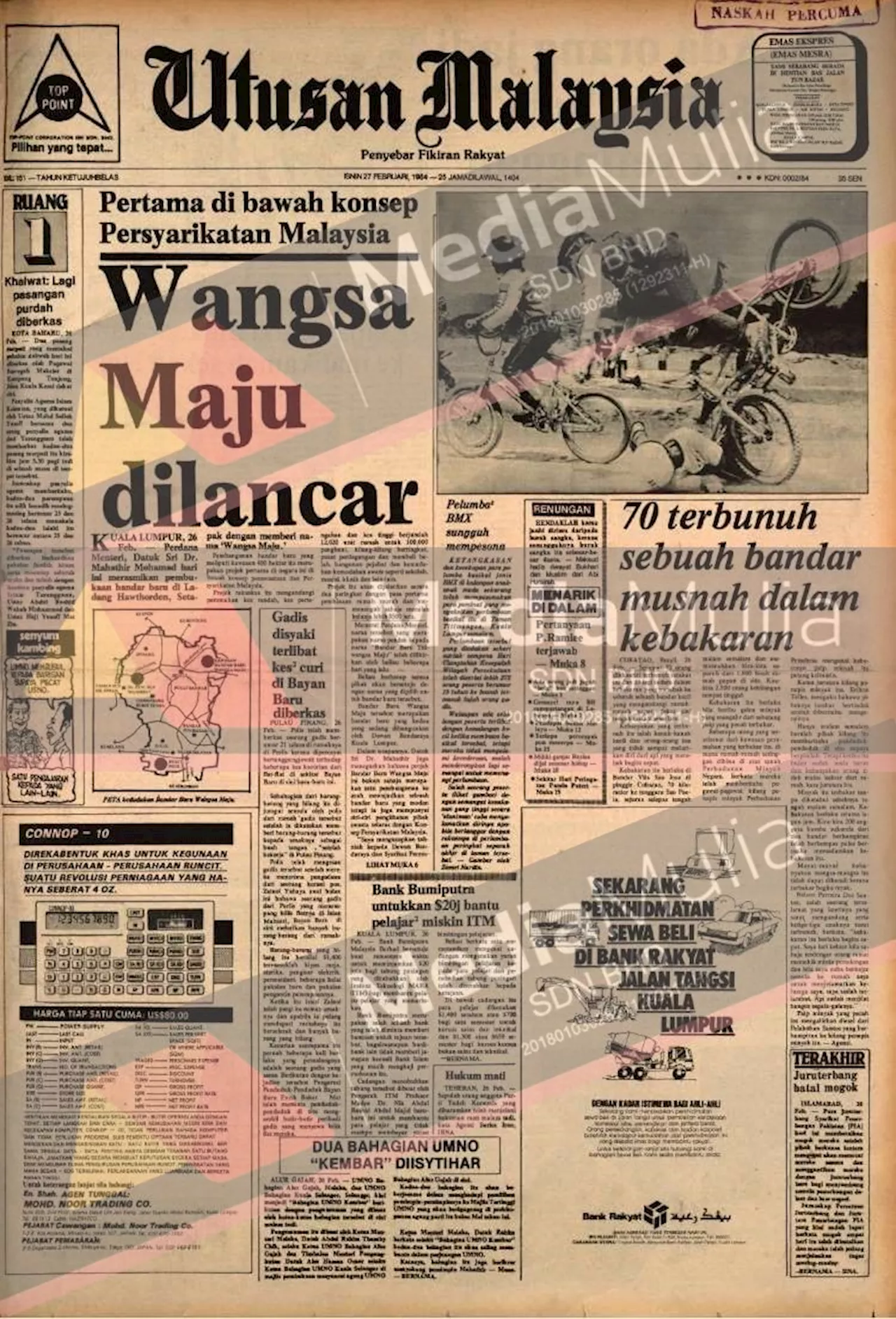 Bandar Wangsa Maju dilancar