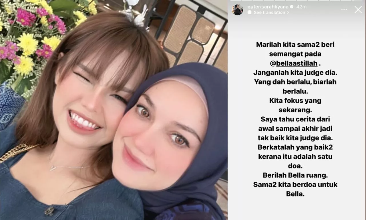 Saya tahu cerita dari awal, doakan Bella