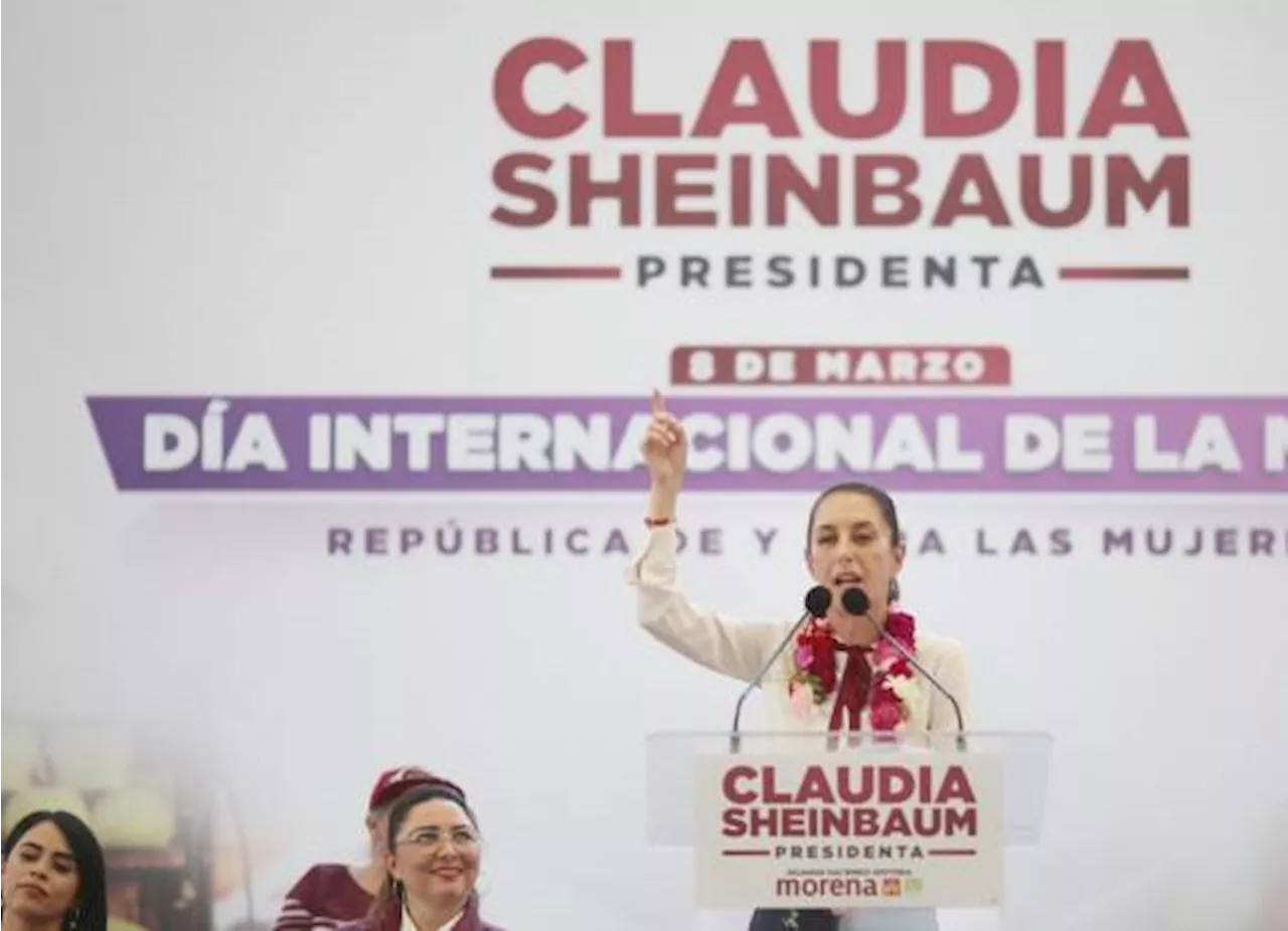 Presenta Claudia Sheinbaum acciones en favor de las mujeres