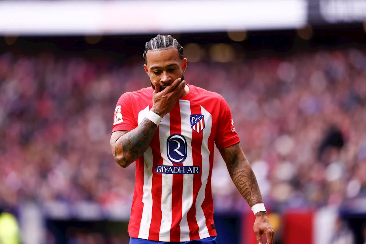 Memphis in de rust gewisseld bij pijnlijke nederlaag Atlético Madrid