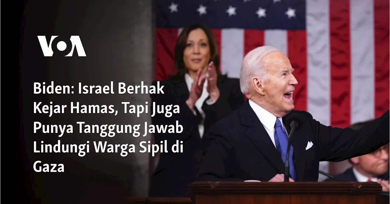 Biden: Israel Berhak Kejar Hamas, Tapi Juga Punya Tanggung Jawab Lindungi Warga Sipil di Gaza