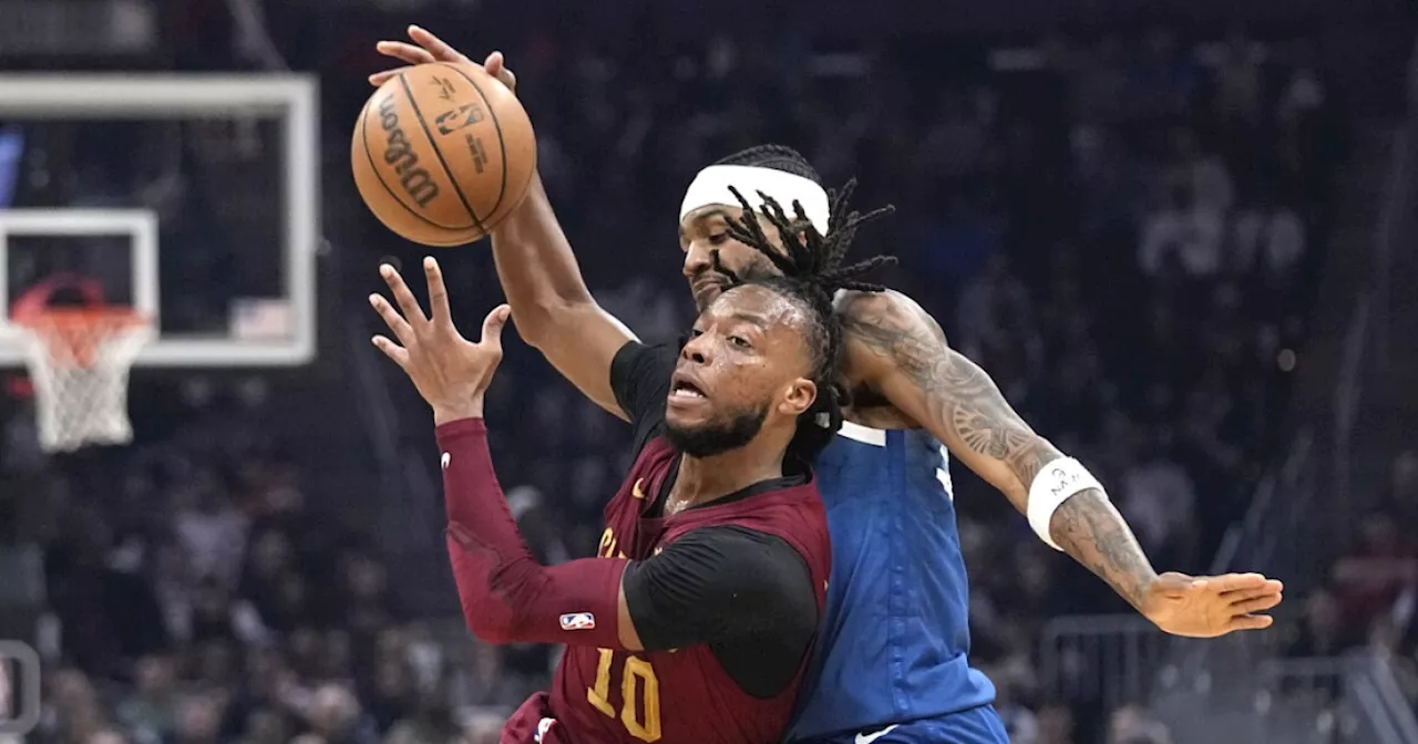 Darius Garland scores 34, Jarrett Allen 33 as Cavaliers outlast Timberwolves 113-104 in overtime