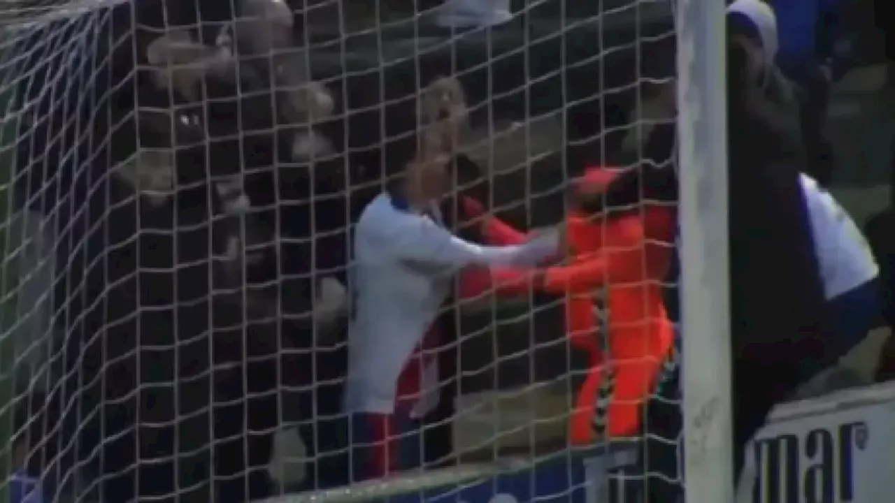 La Guardia Civil ha visitado a Cheikh Sarr durante el entrenamiento del Rayo Majadahonda