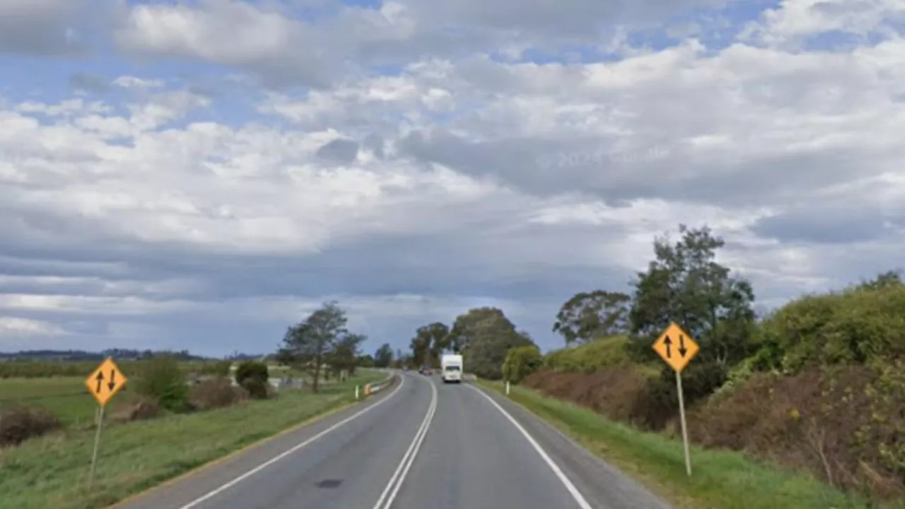 Man killed, woman injured in crash between small truck and 4WD on Tasmanian highway