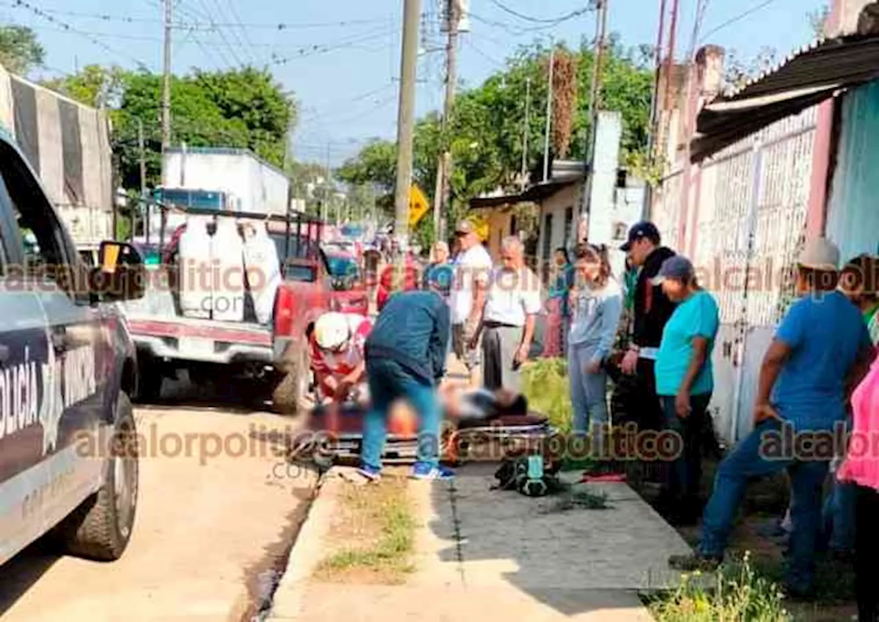 En localidad de Coatepec, obra causa accidentes, denuncian